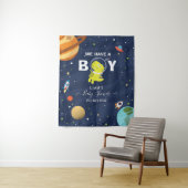 スペース恐竜クールな背景 タペストリー (インサイチュ)