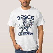 スペース管轄区域 宇宙飛行士+T+レックス+Tシャツ