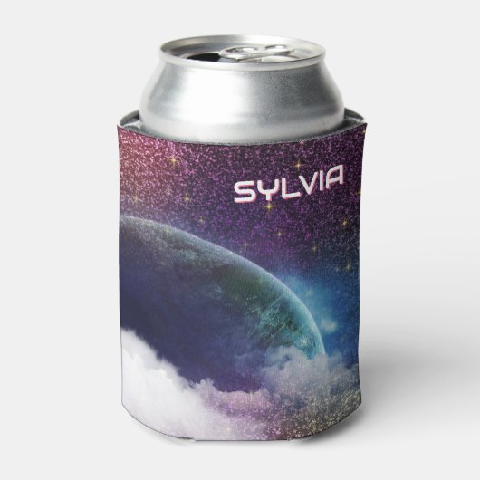 スペース銀河惑星 | オーダーメイド 缶コーラー 缶クーラー (缶正面)