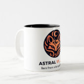 スペース風コーヒーカップ ツートーンマグカップ (正面左)