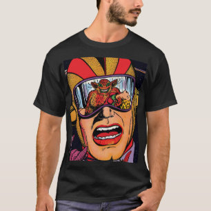 スペース・アクション #2 ビンテージSFコミックブックカバー Tシャツ