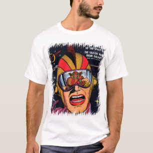 スペース・アクション #2 ビンテージSFコミックブックカバー Tシャツ