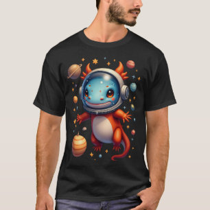 スペース・アクソロトル ステッカー - 宇宙の冒険 Tシャツ