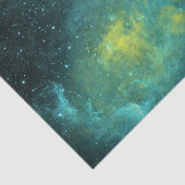 スペース グリーン イエロー 水彩 スター ネビュラ 宇宙 薄葉紙 (詳細)