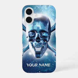 スペース・スカルカスタムスマホケース iPhone 16ケース