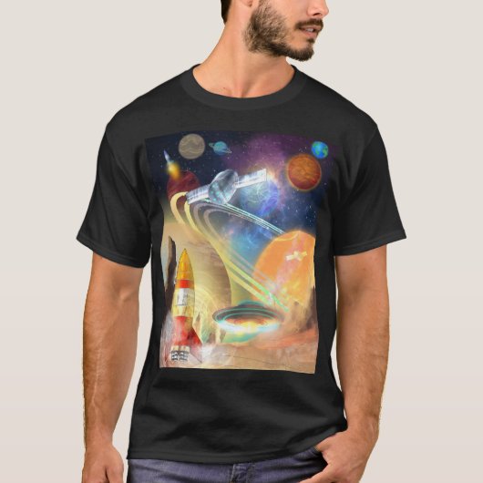 スペース(バージョン2) Tシャツ (正面)