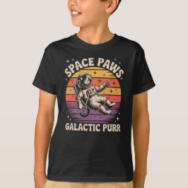 スペース・パウズ - 銀河に響くゴロゴロ Tシャツ