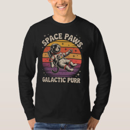スペース・パウズ - 銀河に響くゴロゴロ Tシャツ