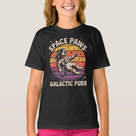 スペース・パウズ - 銀河に響くゴロゴロ Tシャツ