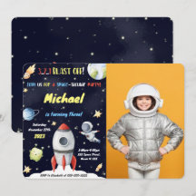 スペース フォト 招待状