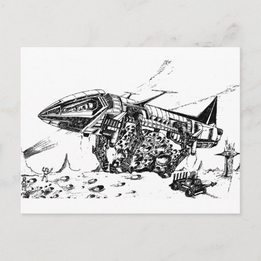 スペース・マイニング ポストカード (正面)