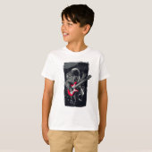 スペース・ロッカー宇宙飛行士ギターTシャツ Tシャツ (正面フル)
