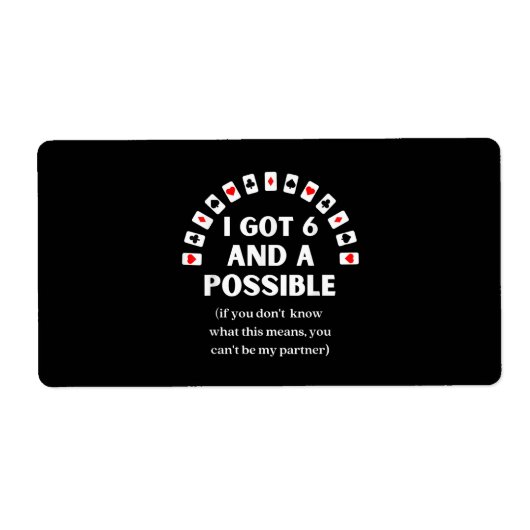 スペードおもしろいI 得 6&遊 A ラベル (正面)