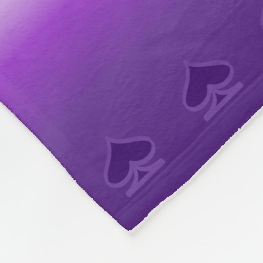 スペードが付いているGeebotのAroのエースの勾配のプライドの旗 フリースブランケット (角)