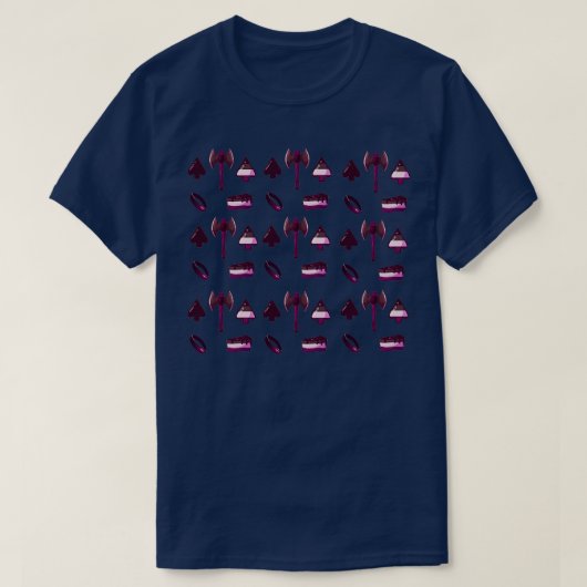 スペードと斧とケーキクラシックのTシャツ Tシャツ (デザイン正面)