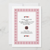 スペードのエースのトランプ, ポーカー, カジノナイト 招待状 (裏面)