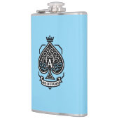 スペードのエースクレスト – Crown Filigree フラスク (左)