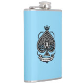 スペードのエースクレスト – Crown Filigree フラスク (右)