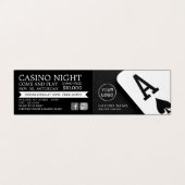 スペードのエース、カジノマネージャー詳細 名刺 (外部フラット)