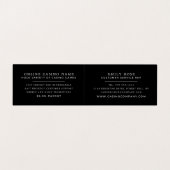 スペードのエース、カジノマネージャー詳細 名刺 (内部フラット)