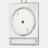 スペードのエース シルバープレートバナーオーナメント (左)