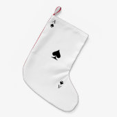 スペードのエース スモールクリスマスストッキング (正面 (吊り時))