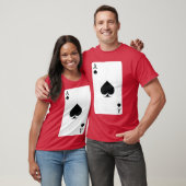 スペードのエース トランプ エース カード ビンテージ Tシャツ (ユニセックス)