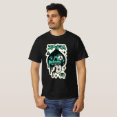スペードのエース — ドリップスカル カタカナ Tシャツ (正面フル)