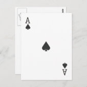 スペードのエース ポストカード (正面/裏面)