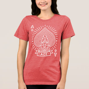 スペードのエース - モノライン・サンバースト・エンブレム トライブレンドＴシャツ