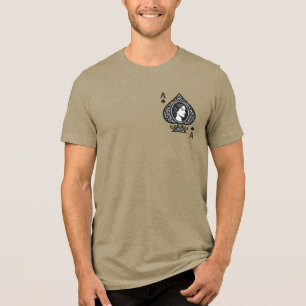 スペードのエース — レディカメオ フィリグリーエンブレム トライブレンドTシャツ