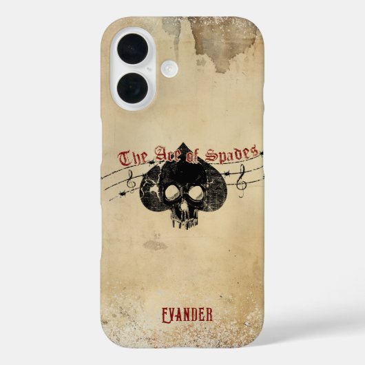 スペードのエース Case-Mate iPhoneケース iPhone 16ケース (裏面)
