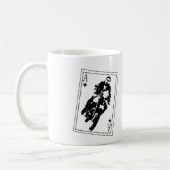 スペードのカフェのレーサーのエース コーヒーマグカップ (左)