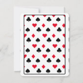 スペードのカード遊のメニュー結婚のキング&クイーン (裏面)