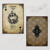 スペードのキング - 名刺 (正面/裏面)