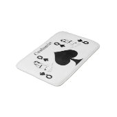 スペードのクイーンビキニガールサンダーコーブ バスマット (アングル)