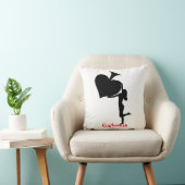 スペードのクイーンホールディングブラックエースサンダー_コーブ クッション (椅子)