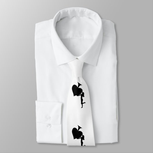 スペードのクイーンホールディングブラックエースサンダー_コーブ ネクタイ (タイ)