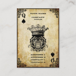 スペードのグランジな女王 名刺