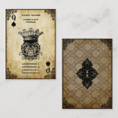 スペードのグランジな女王 名刺 (正面/裏面)