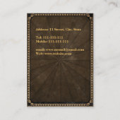 スペードのグランジな王 名刺 (裏面)