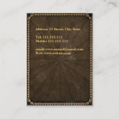 スペードのグランジな王 名刺 (裏面)