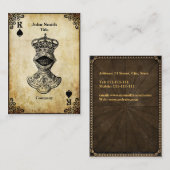 スペードのグランジな王 名刺 (正面/裏面)