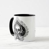 スペードのスカルのエース マグカップ (正面左)