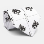 スペードのタイのエース ネクタイ (ロール)