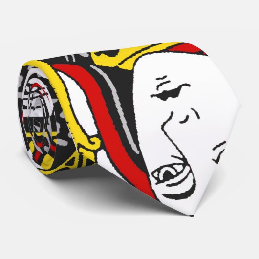 スペードのタイのQueen王 ネクタイ (ロール)