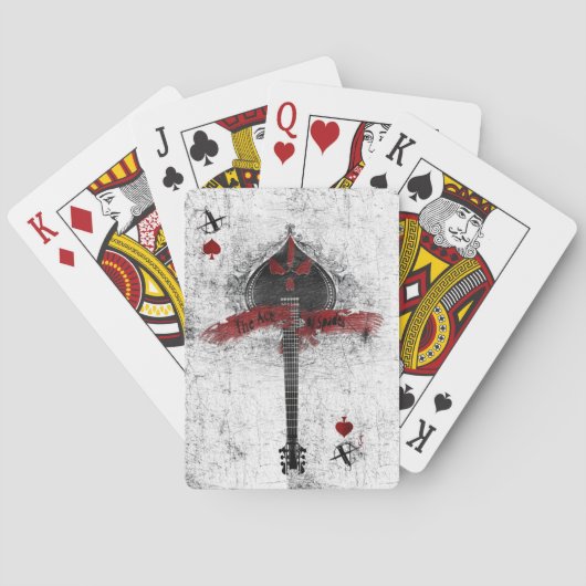 スペードのトランプのエース トランプ (裏面)