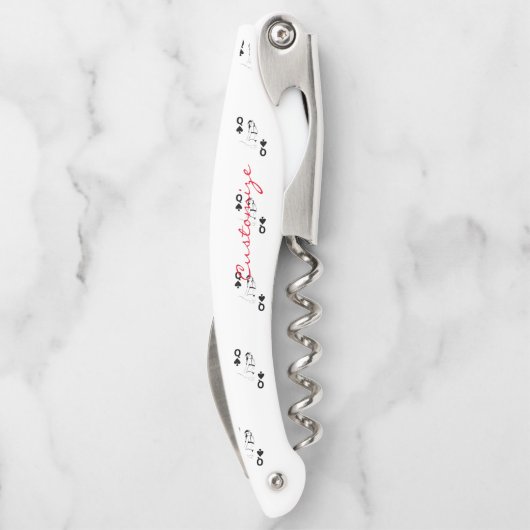 スペードのビキニの女の子Thunder_Coveの女王 ソムリエナイフ (裏面)