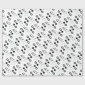 スペードのビキニの女の子Thunder_Coveの女王 ラッピングペーパー (フラット)