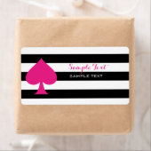 スペードのピンクのエース ラベル (インサイチュ)